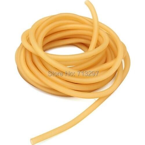 Quality Assurance 5M 2x5mm Natural Latex Tubing Rubber Band For Slingshot Catapult Elastic Part 2050 Free Shipping