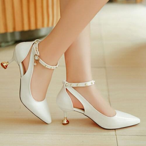 IMKKG Women's Shoes With A Glass Heel