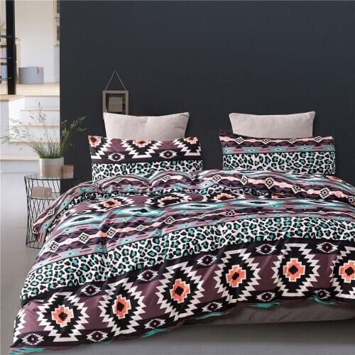 Bohemia Style Leopard Modern Elegant Comforter Bedding Set Fashion King Queen Twin Size Bed Linen Duvet Cover Sets Pillowcase