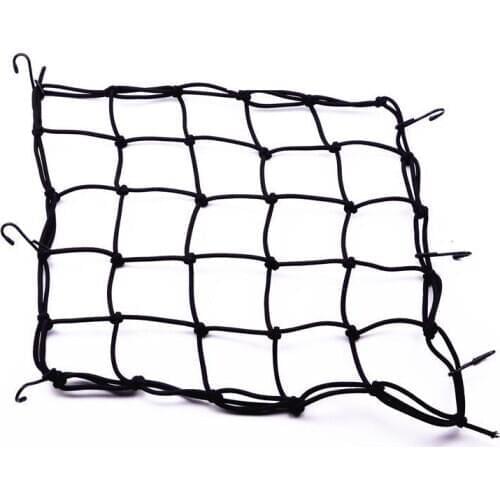 Motorcycle Mesh Helmet Bag Luggage Carrier Bungee Cargo Net Holder Universal Product Down Storage Goods Organiser String 40*40CM