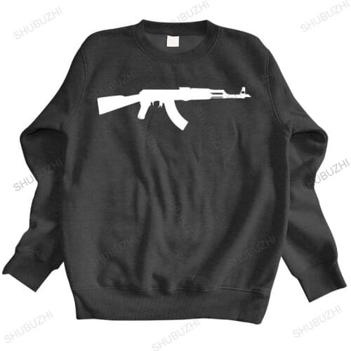 Homme cotton hoodie fashion AK-47 Kalashnikov AK47 hoodies Sticker Bomb Sticker itself drop shipping men autumn sweatshirt