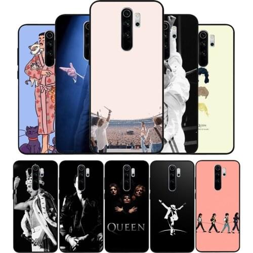 Queen Freddie Mercury Soft Silicone black Phone Case For Redmi 4A 4X 5PLUS 5A NOTE 9S 9 8T 8 7 6 5 4 PRO