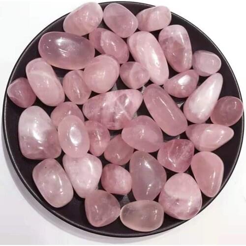 Natural rose quartz bulk rock tumbled stones mineral crystals gemstones chakra healing decoration feng shui crafts