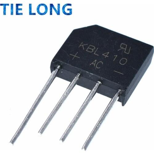 5PCS KBL410 KBL-410 4A 1000V Single Phases Diode bridge rectifier KBL406 KBL610 KBL608 KBL408