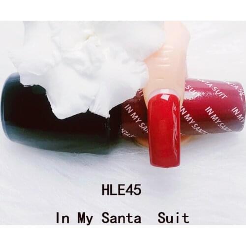 OPIE 15ml Red Colors Gel HLE45 IN MY SANTA SUIT Varnish Soak Off UV Gel Nail Polish Lakiery Hybrydowe Polish Gellack Nails