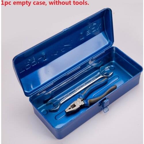 Portable iron tool case rigging hardware box handhold fine art package bag fishing tool