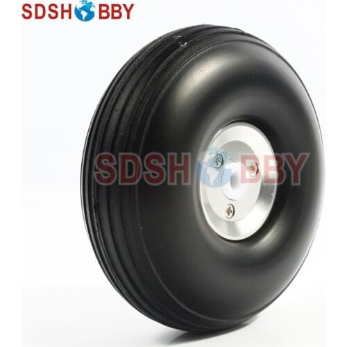 RC Airplane RC Airplane PU wheel with CNC Aluminum Hub 2.75'' (D69.85 x H25 x 4mm)