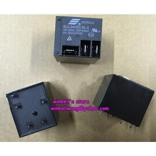 Brand new and original SONGLE T91 SLC-24VDC-SL-C 24V relay 5pins 30A 250V