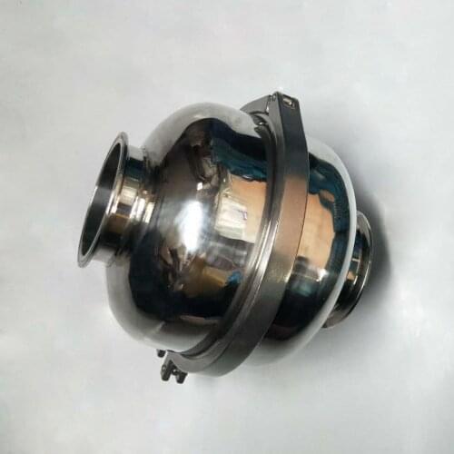 SS304 Strainer Sanitary Filter Tri Clamp Strainer Direct Through Pipe Strainer 100 Mesh Filter