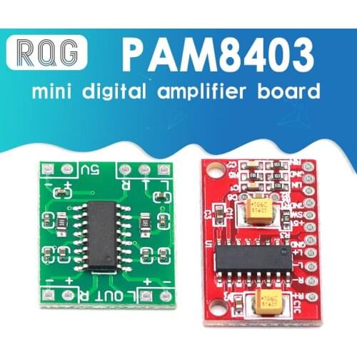 PAM8403 Super Mini Digital Amplifier Board 2 * 3W Class D Digital 2.5V To 5V Power Amplifier Board Efficient