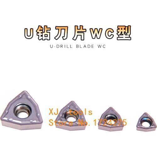 U drill carbide inserts drilling cutte WCMX030204 040208 050308 06T308 080412 Carbide insert Processing: stainless steel, steel