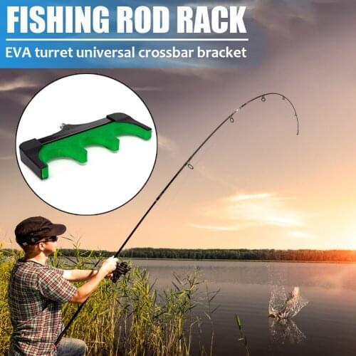 Universal Fishing Rod Stand Holder Feeder Rack EVA Soft Sea Carp Plastic Eva Fishing Pole Bracket Fishing Tackle Accessories