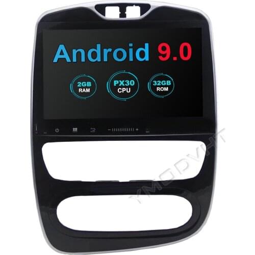 YMODVHT 10.1inch 4GB+64GB Android 9.0 Car DVD Radio for Renault Clio 2012 2013 2014 2015 2016 2017 2018GPS Navigation Multimedia