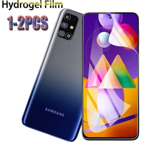 1-2pcs Screen Protector Not Glass For Samsung Galaxy M31S Hydrogel Soft for samsung M80S M51 M31s M30S M21 M11 M01 10 Glass Film