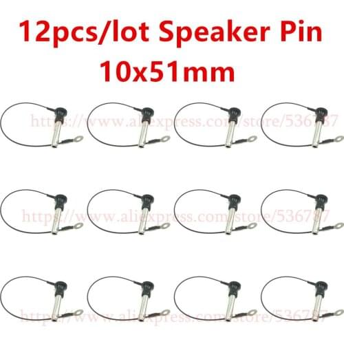 12pcs/lot Professional Audio Y1051 10x51mm Line Array Speaker Accessories Pin For Subwoofer DJ Portable Mixer Console Amplifier