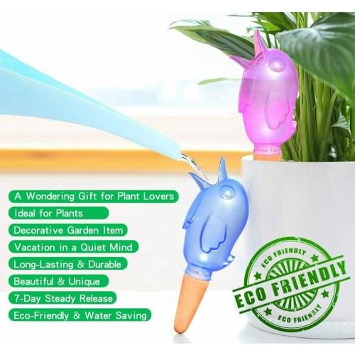 2 Pcs Self Watering Spike Planter Drip Irrigation Watering Spikes Moist Roots