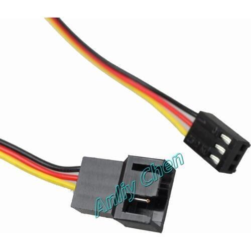 200 Pieces LOT 12V 3Pin Male to 3Pin Female Fan Power Lengthen Cable Wire