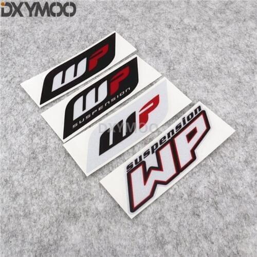 2x Motorcycle Exhuast Pipe Shock Suspension Automobile Bike Stickers Car Styling Vinyl Tape Bumper