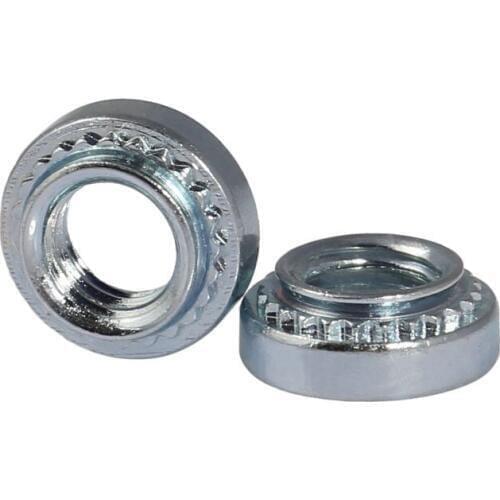 4.8-stage galvanized rivet nut environmental protection plate gold nut rivetnut rivet nut Rivet nut M2-M10 50PCS