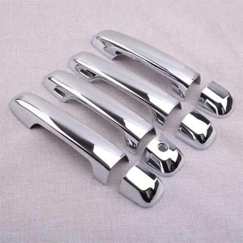 8pcs/Set Chrome Door Handle Covers Trims ABS Car Accessories Fit for Toyota Prado 4Runner 2014 2015 2016 2017 2018 2019