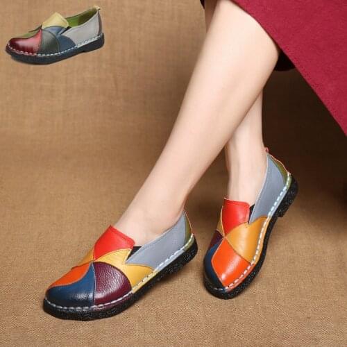 AJLONGER Women's Moccasins