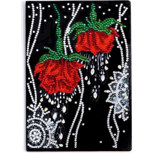 5D Diamond Painting Mosaic Notebook Special Shaped Patterns A5 Diary Book Embroidery Gift DIY Diamond Embroidery