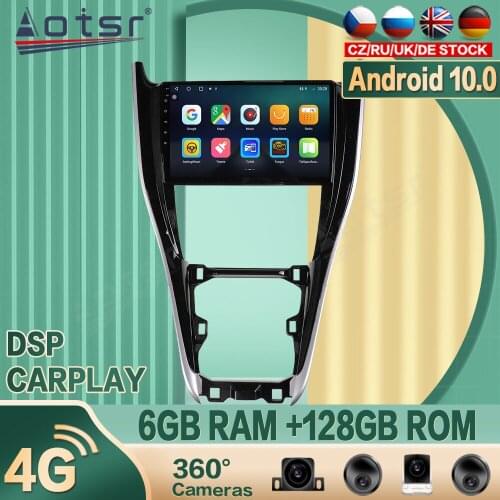 For Toyota Harrier 2010-2017 Android Car radio Player GPS Navigation 360 camera Auto Stereo Multimedia Video DSP carplay 4G SIM