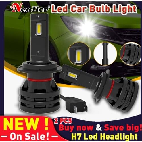 H7 Led 12v Headlight Lights Bulbs On Cars Accessories Goods Auto Diode Lamps For Audi a4 b6 a3 8p a6 c6 b7 a5 Sportback a1 b9 q5