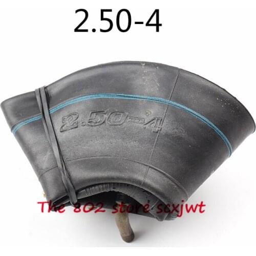 Free shipping Motorcycle tire Inner Tube 2.50-4 250-4 250-4 Tire metal valve Tube For Gas & Electric Scooter Bike