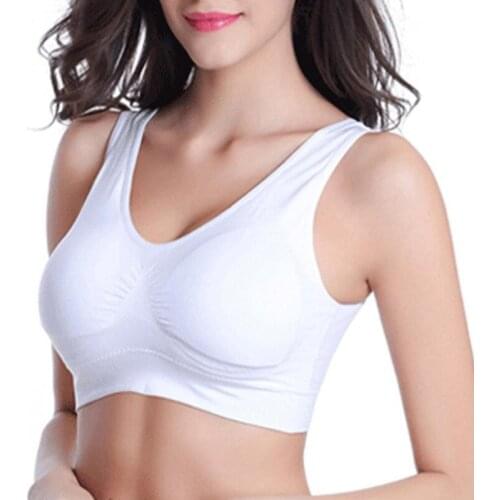 WireFree Sports Bras for Women Running Yoga Top Fitness Seamless Clothes with Pad MC889