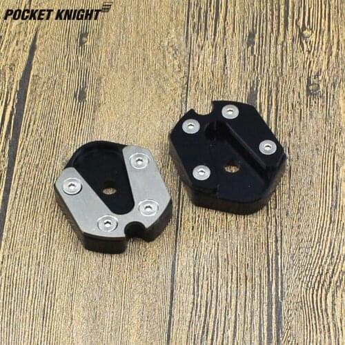 For VESPA Sprint Primavera motorcycle Stainless Kickstand Foot Side Stand Enlarge Extension Pad Support Plate with