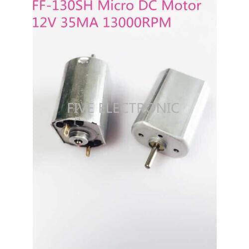 FF-130SH 12V 35mA 13000RPM Micro DC Motor, use for Audiovisual Compact disk player Radio Control Models electric shaver
