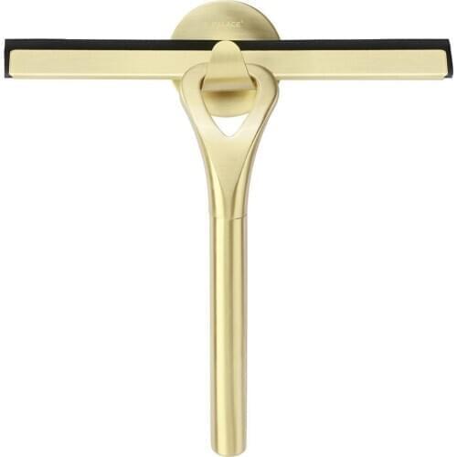 Glass Cleaning Tool Bathroom Toilet Golden Window Cleaning Artifact Glass Brush Scratching Household Cleaning Window Cleaning To