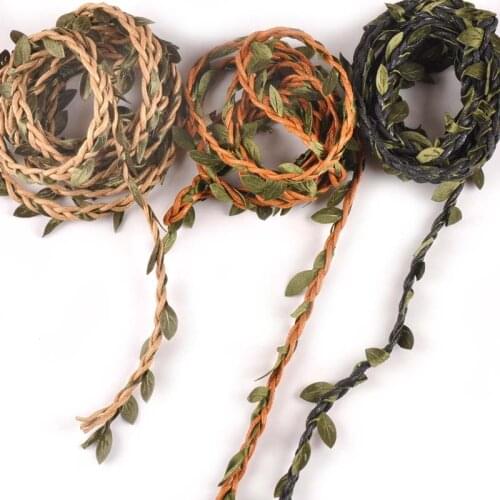 Mix 3m/lot Bridal Accessories Artificial Flowers Vine For Party Christmas Wedding Decor Fake Flower DIY Crafts Supplies C2267