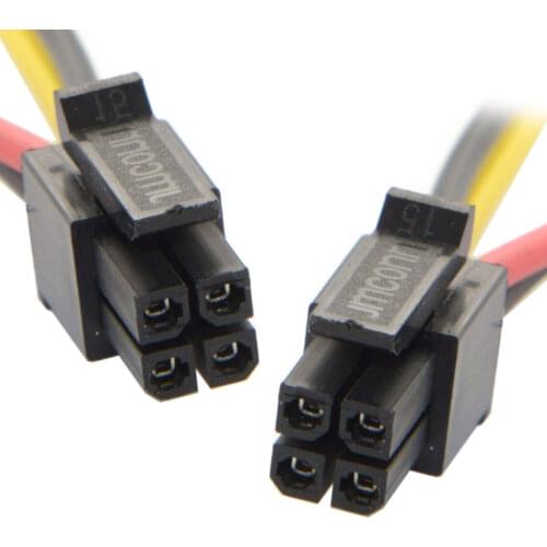 CY Cable CY 60cm ATX Molex Micro Fit Connector 4Pin Male to Male Power Cable