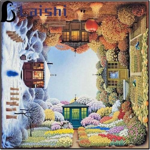 Fantasy Spin Four Season Scenic Diamond Embroidery 5D DIY Diamond Painting Full Square Mosaic Pictures Of Rhinestones Home Decor