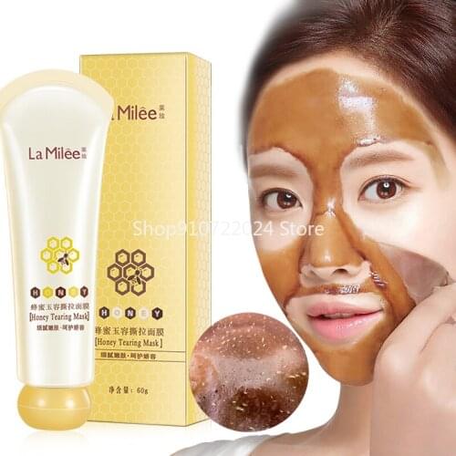 Honey tearing mask Peel Mask oil control Blackhead Remover Peel Off Dead Skin Clean Pores Shrink Facial care face Skincare mask