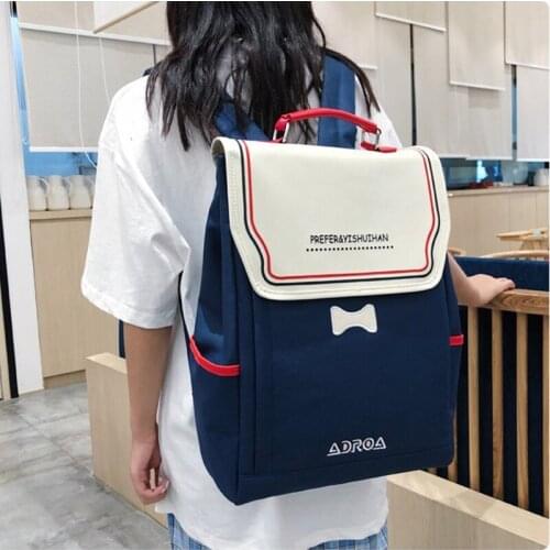 Lovely Multifunction Women Backpacks Simple Portable Harajuku Large capacity School Bag High Quality Japanese Female Backpacks