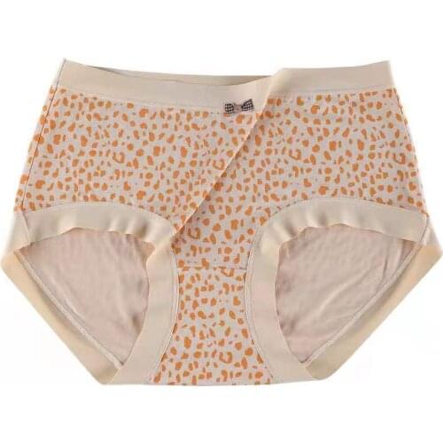 Soft Plus Size Cotton Panties for Women Fashion Mid Rise Underwear Girl Sexy Seamless Stretch Briefs Underpant