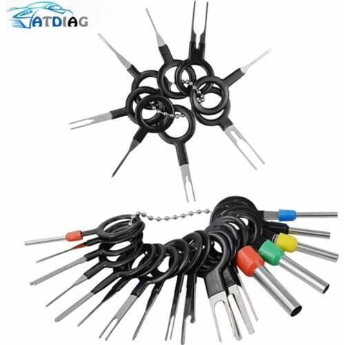 26pcs Car Pin Extractor Terminal Removal Tool Set Electrical Wiring Crimp Connector RemoverHand Tool Kit Dropshipping