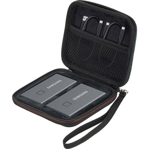 Newest Shockproof EVA Hard Tough Travel Carrying Storage Cover Bag Case For Samsung T7 Touch External Solid State Drives
