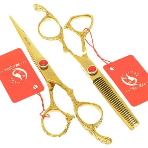 Meisha 6 inch High Quality Barbershop Hair Styling Shears Japanese Steel Hairdressing Cutting Scissors Hair Salon Tools A0115A
