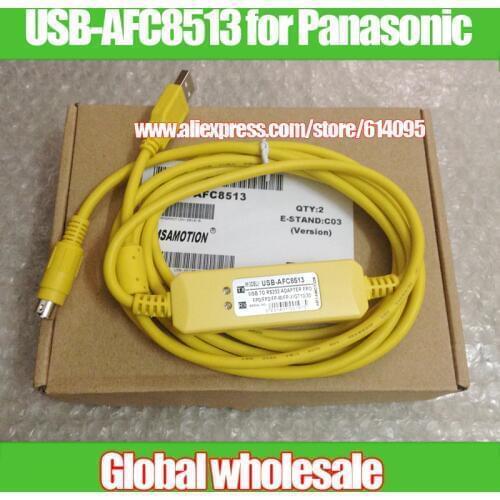 Plc programming cable USB-AFC8513 for Panasonic / DFP0-U2 data download cable FP0 FP2 FP-M FP-E FP-G FP-X 6es7 972-0bb12-0xa0
