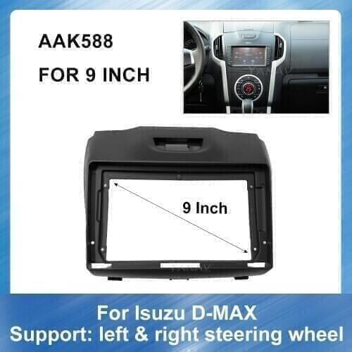 Car Radio Fascia Frame Dash Panel for Isuzu D MAX 2012 Car Audio GPS Navigation Panel Mounting Dash Installation Frame Trim Kit