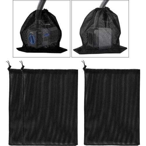 Pond Mesh Pump Filter Bags for Pond Biofilters Aquarium Filtration for Pond