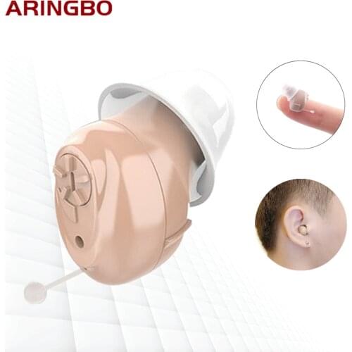 Super Mini Hearing Device Hearing Aid Ear Sound Amplifier CIC Hearing Aids Digital Hearing Amplifier for The Elderly Audifonos