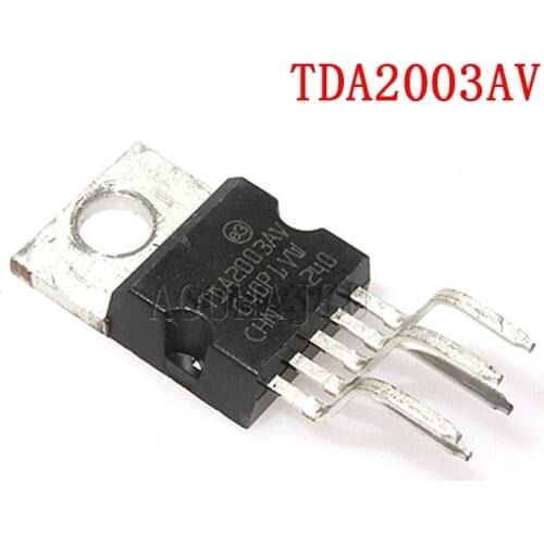 10pcs TDA2003 TO220 TDA2003A TO220-5 Audio Amplifier IC Chip New Original