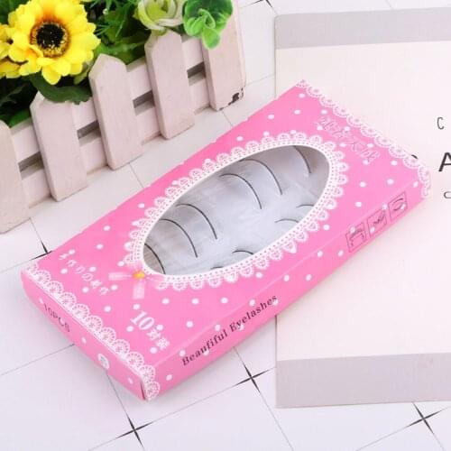 10PCS Training Lashes for Eyelash Extension Self-adhesive Practice Lashes Strip