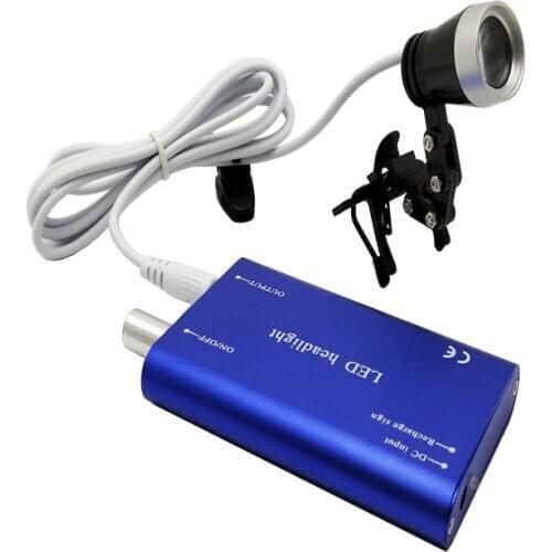 3W LED Clip Light Dental Headlamp Medical Headlight Surgical Head Light for Glasses Loupes
