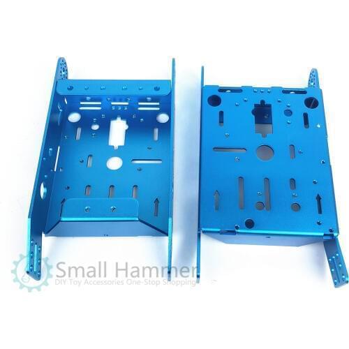 Aluminum alloy car chassis Robot car smart car chassis Alloy chassis